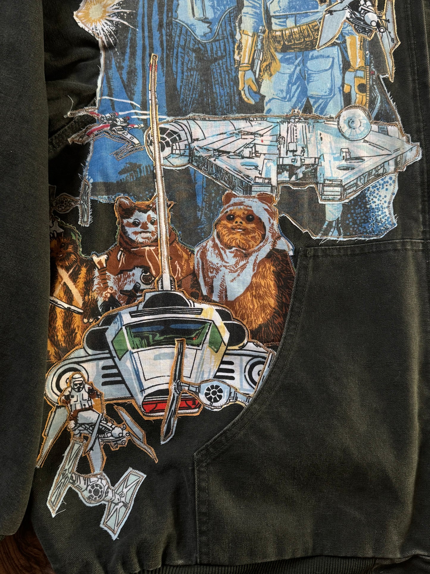 3XL up-cycled jacket