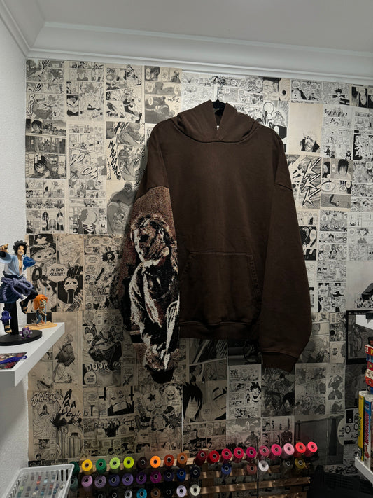 Brown hoodie